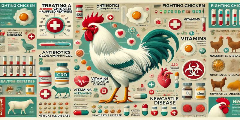 Gà chọi bị xù lông có thể là dấu hiệu của bệnh lý nghiêm trọng